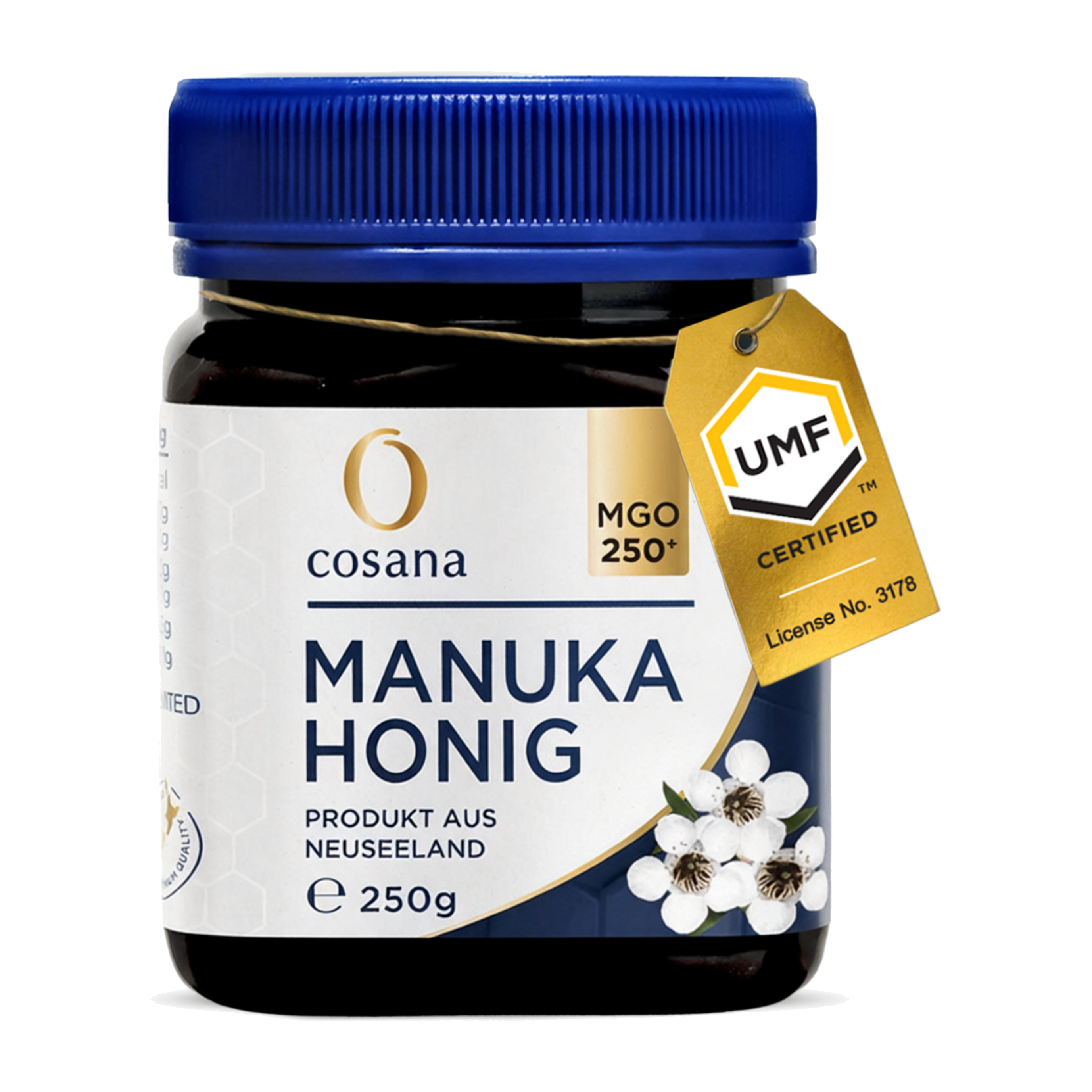 Cosana Manuka Honig MGO 250+ im 250g Glas