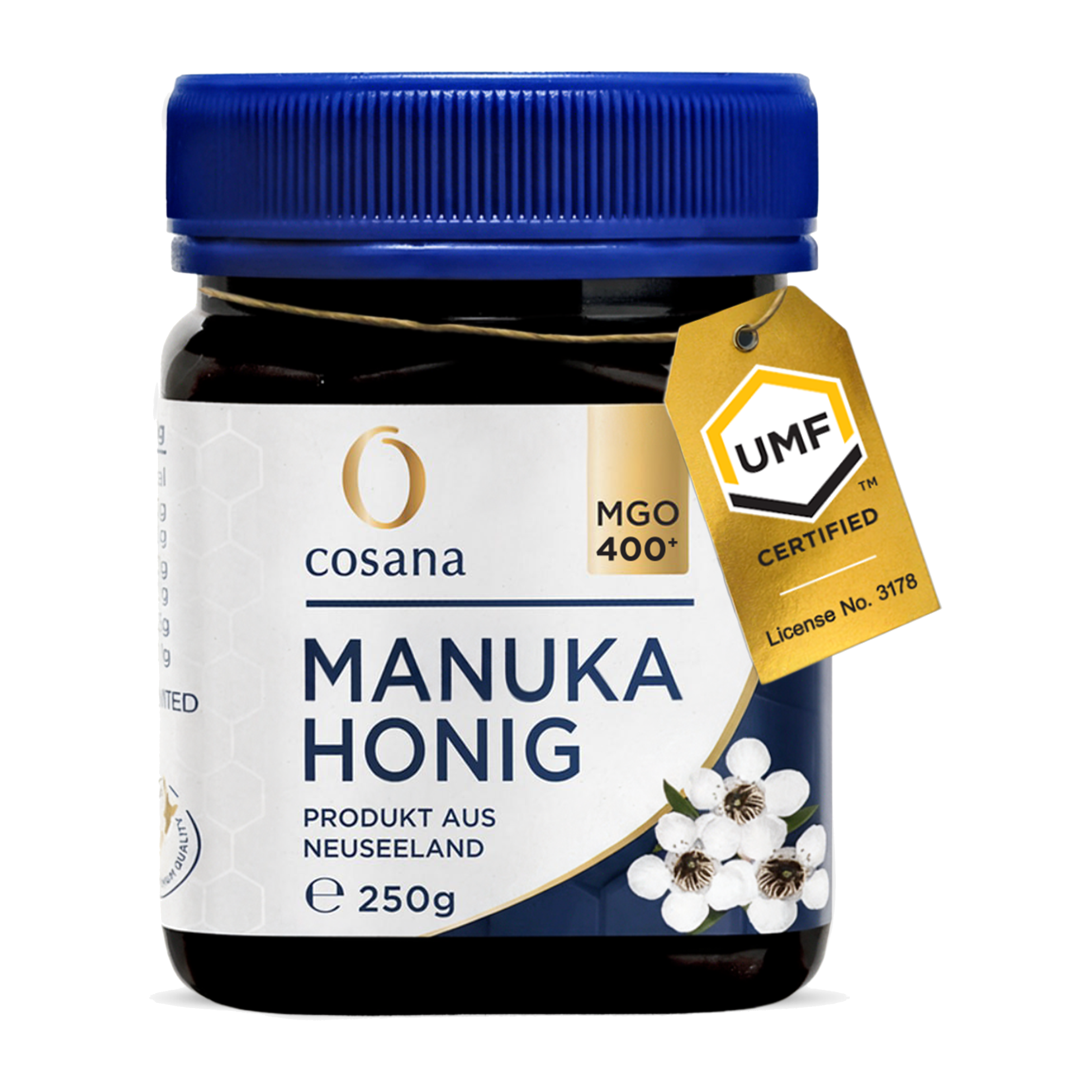 Cosana Manuka Honig MGO 400+ im 250g Glas