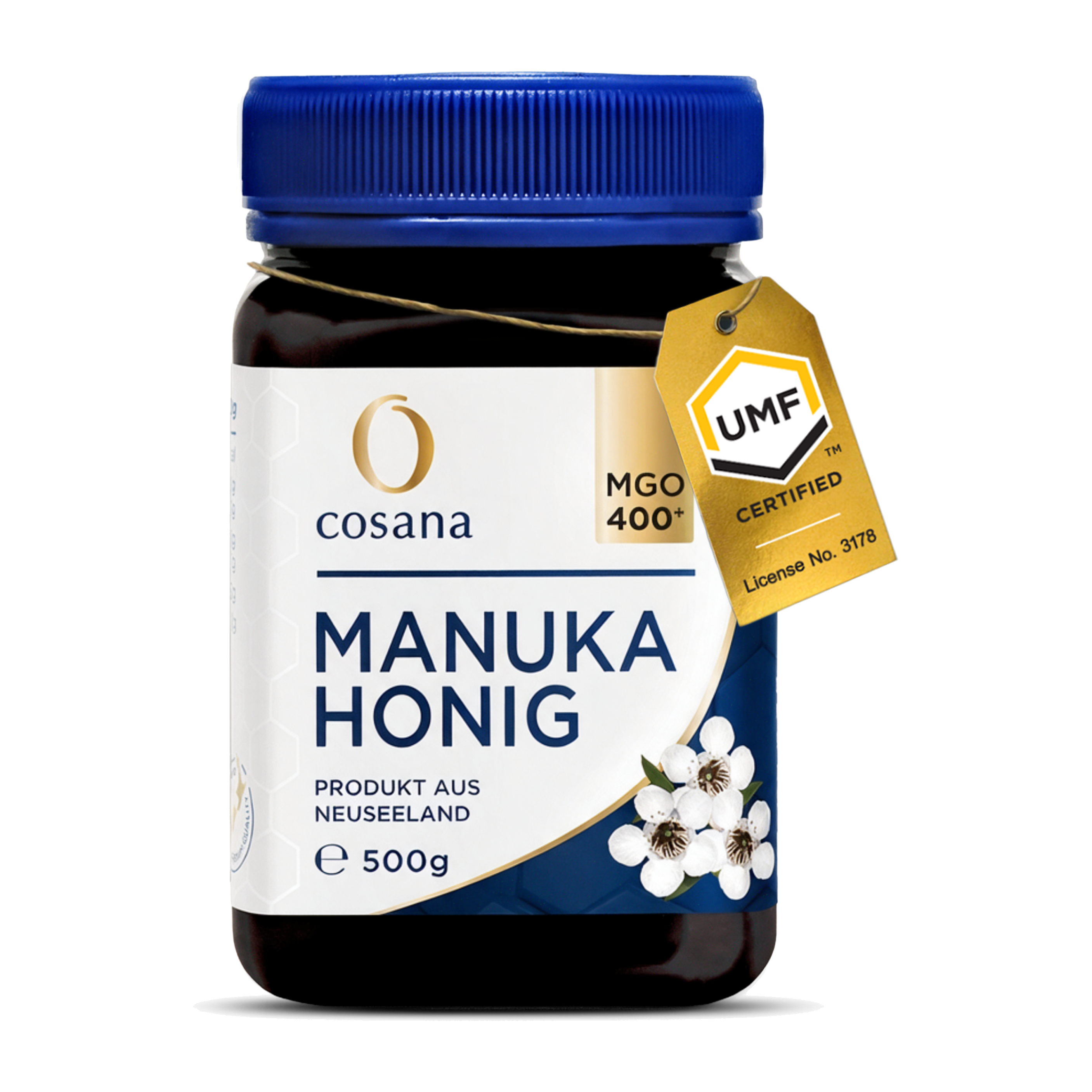 Cosana Manuka Honig MGO 400+ im 500g Glas