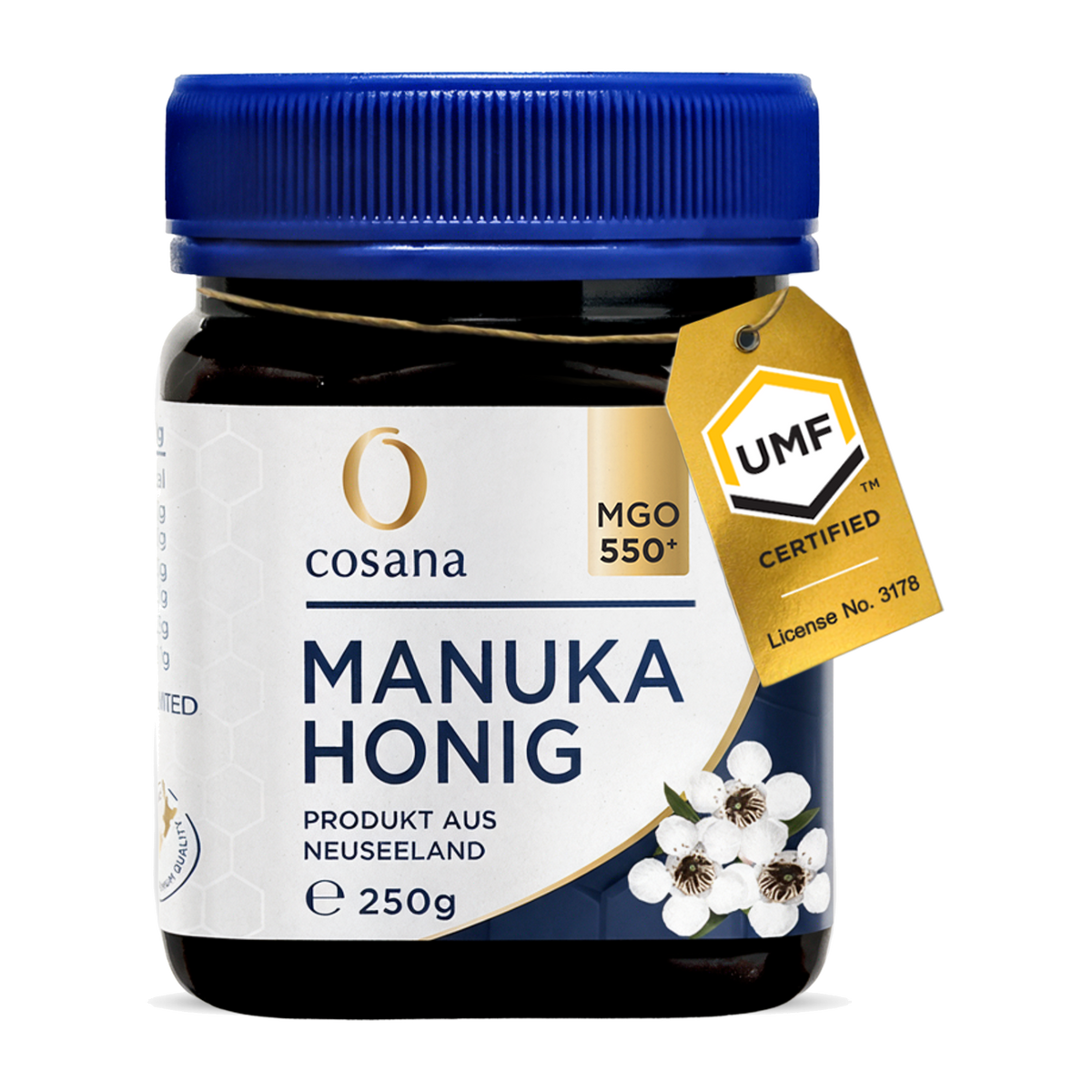 Cosana Manuka Honig MGO 550+ im 250g Glas