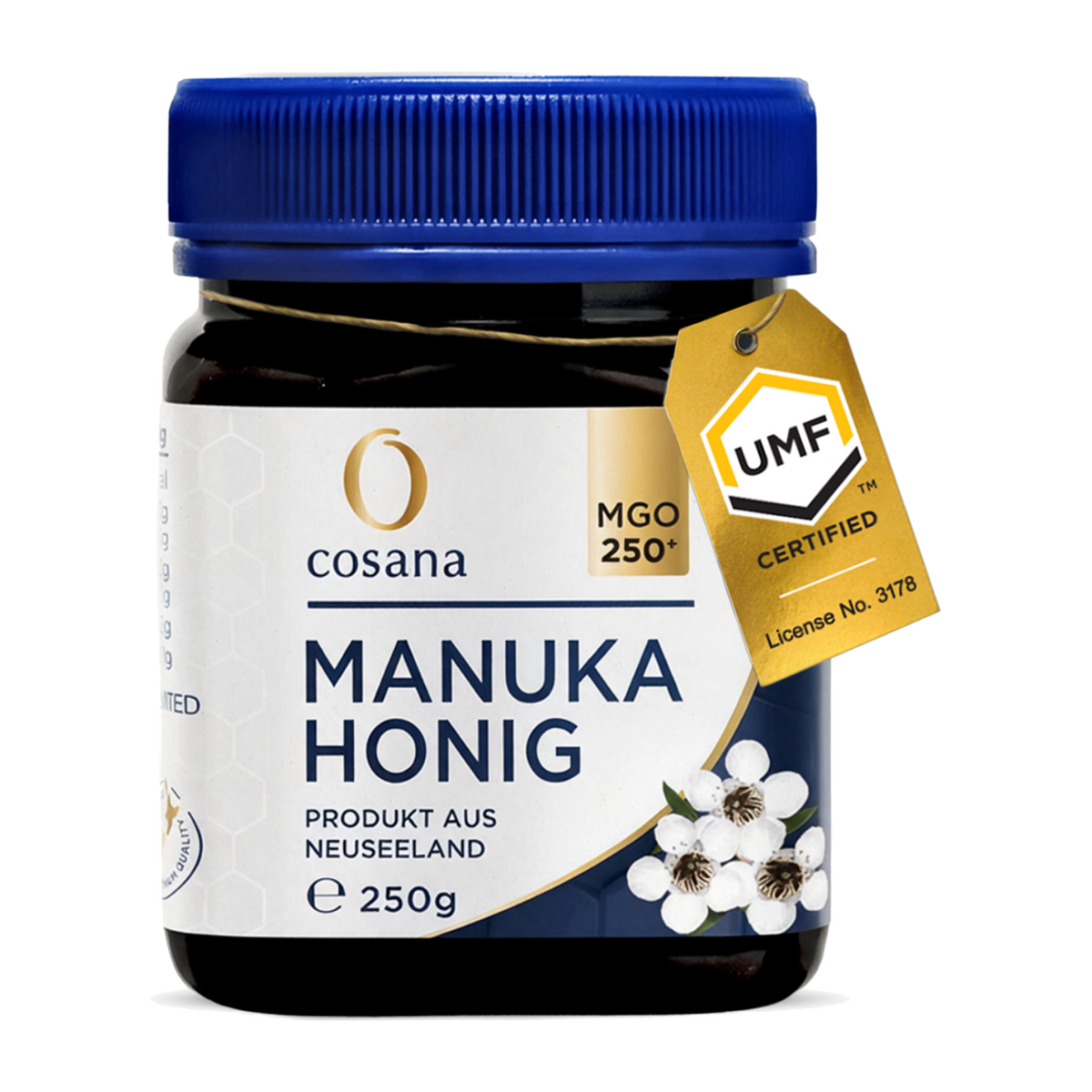Cosana Manuka Honig MGO 250+ im 250g Glas