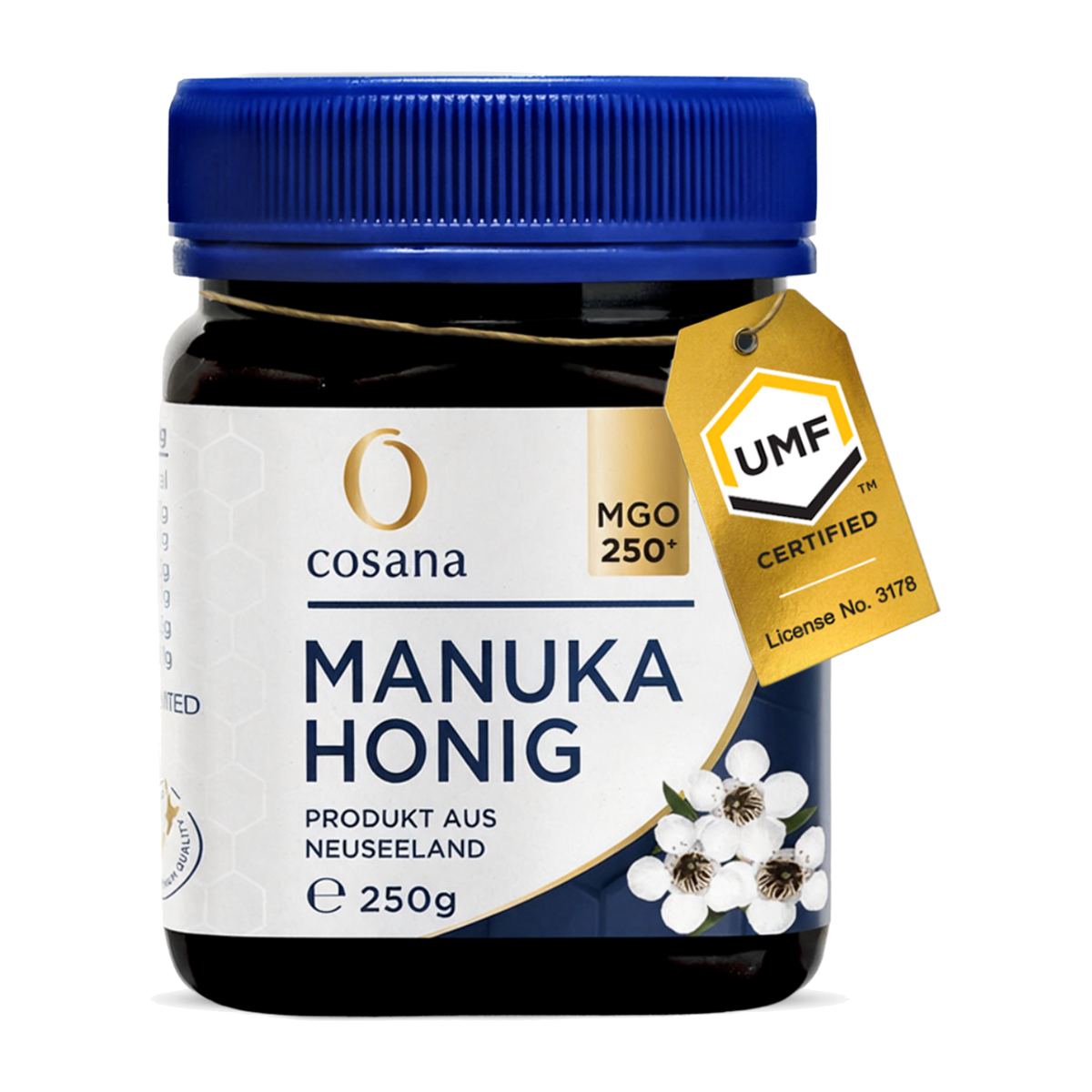 Cosana Manuka Honig MGO 250+ im 250g Glas