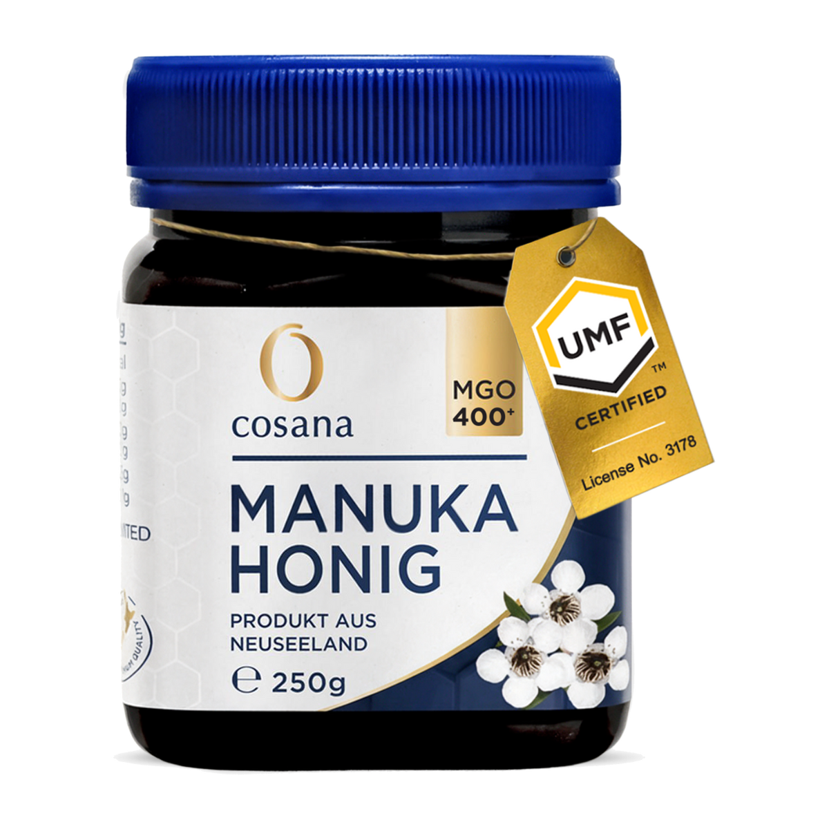 Cosana Manuka Honig MGO 400+ im 250g Glas