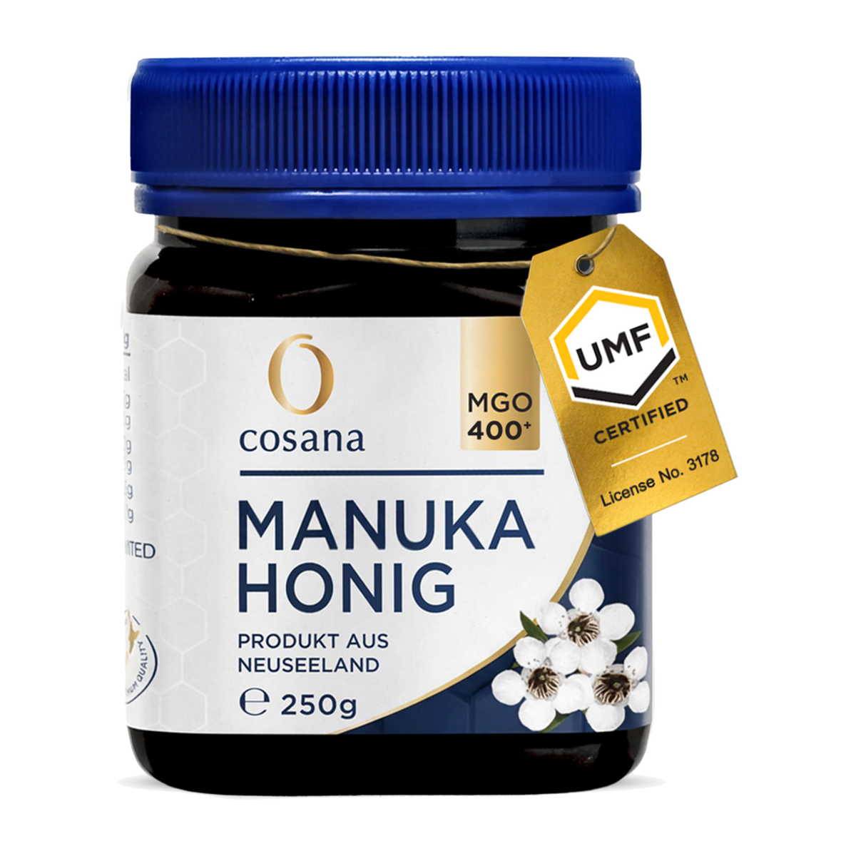 Cosana Manuka Honig MGO 400+ im 250g Glas