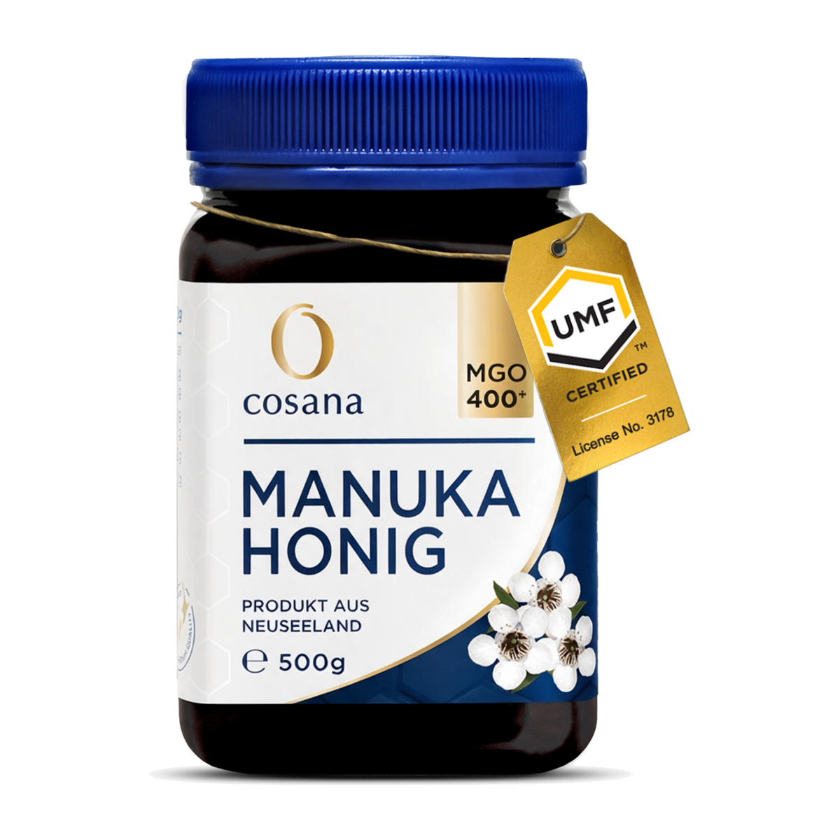 Cosana Manuka Honig MGO 400+ im 500g Glas