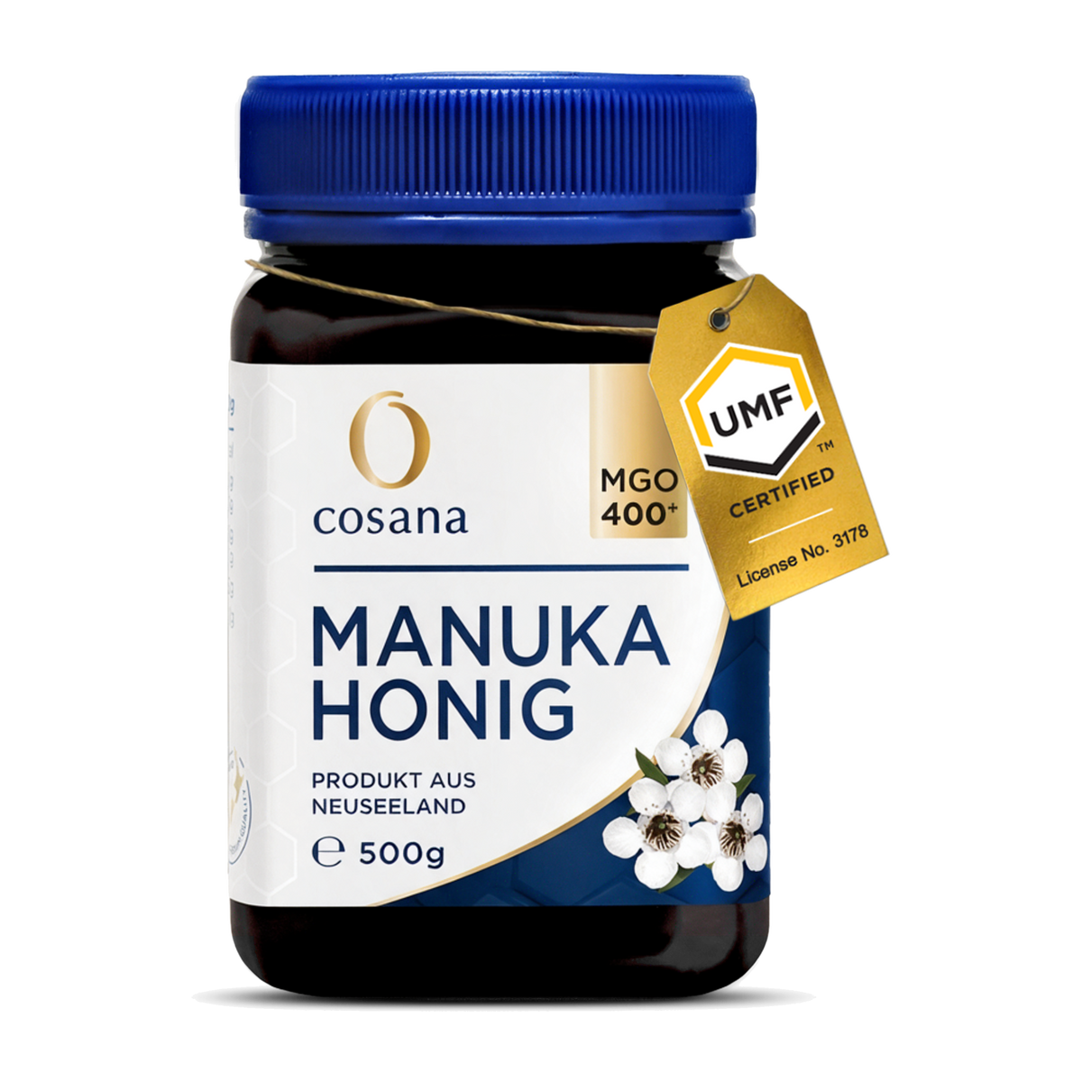 Cosana Manuka Honig MGO 400+ im 500g Glas