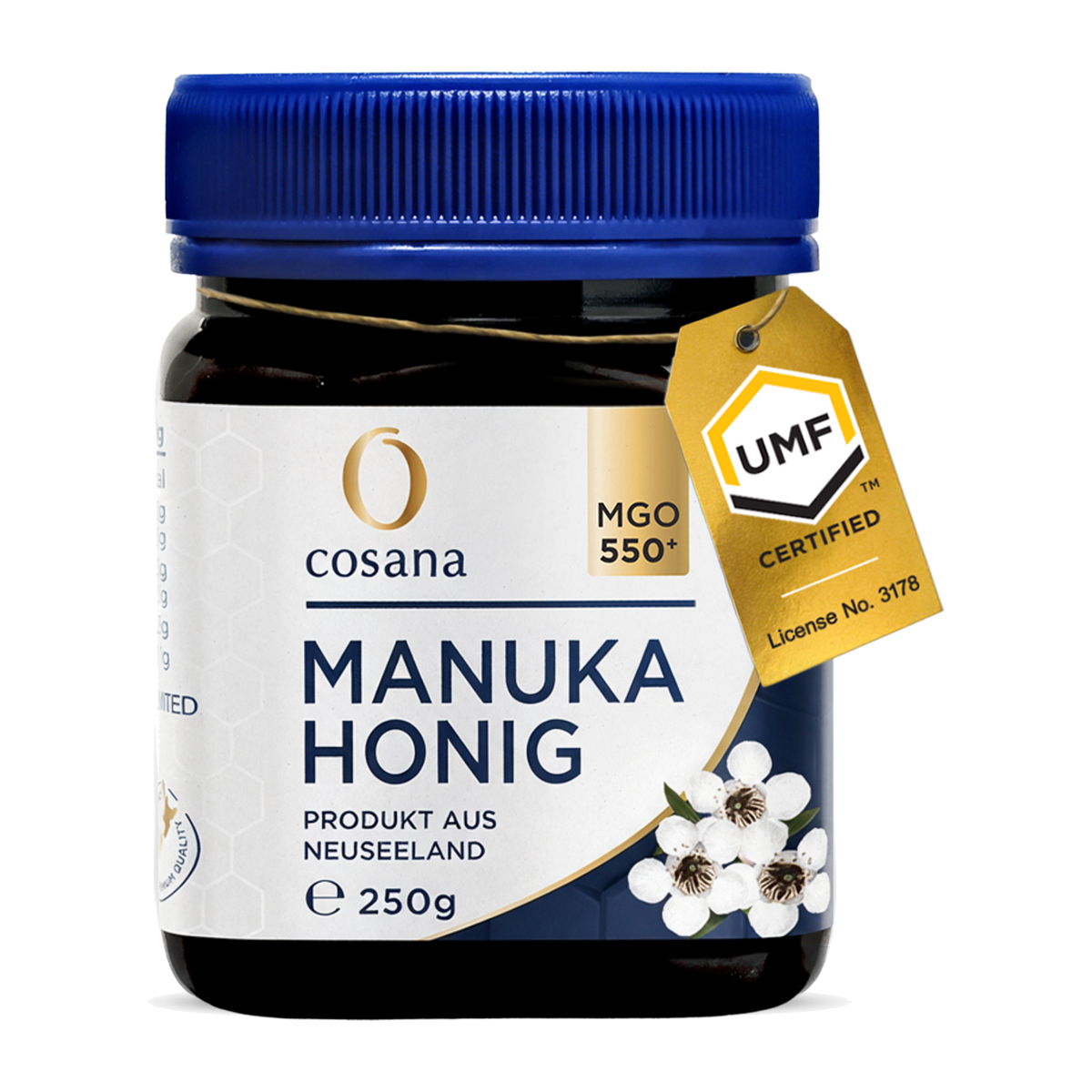 Cosana Manuka Honig MGO 550+ im 250g Glas